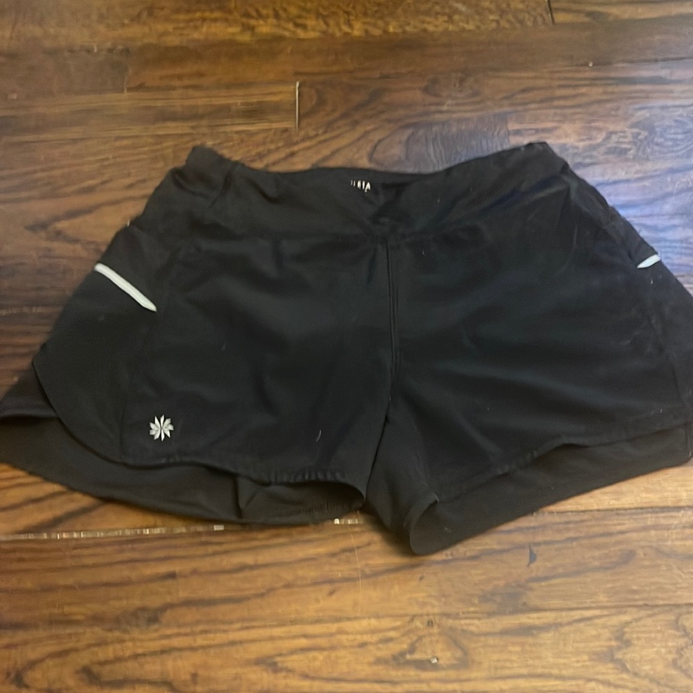 Girls Athleta black shorts size 12